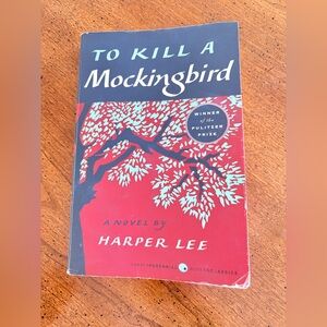 To Kill a Mockingbird by Harper Lee - Red & Black Paperback